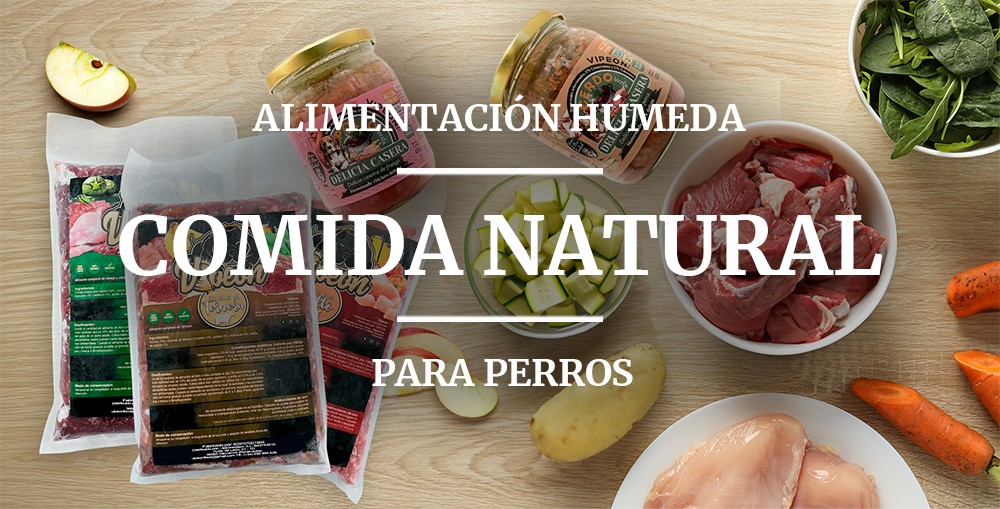 Comida natural para perros, comida casera y dieta barf